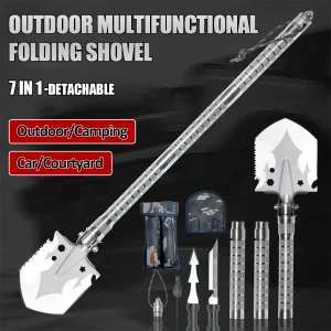 Multi Functional Detachable Foldable Military Shovel Outdoor Survival Equipment