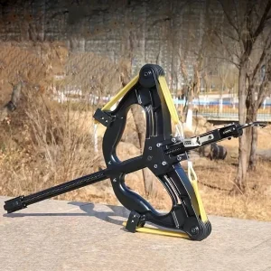 Compound Slingshot, Both Handed Compound Bow Set for Adults, Professional Slingshot with Continuous Shooting