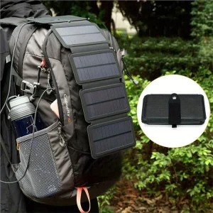 Portable Solar Power Bank Charger Panel Camping