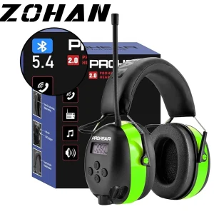 ZOHAN 5.4 Bluetooth Headphone Headset Ear ProtectionNoise Reducing Professional Rechargeable